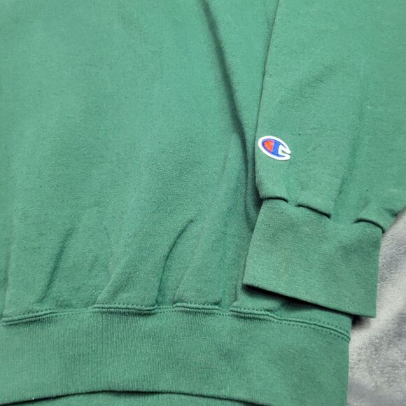 Champion Green OBU Logo Sweatshirt L Cotton/Polyester - Picture 7 of 10